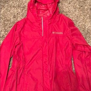 Pink Columbia Windbreaker